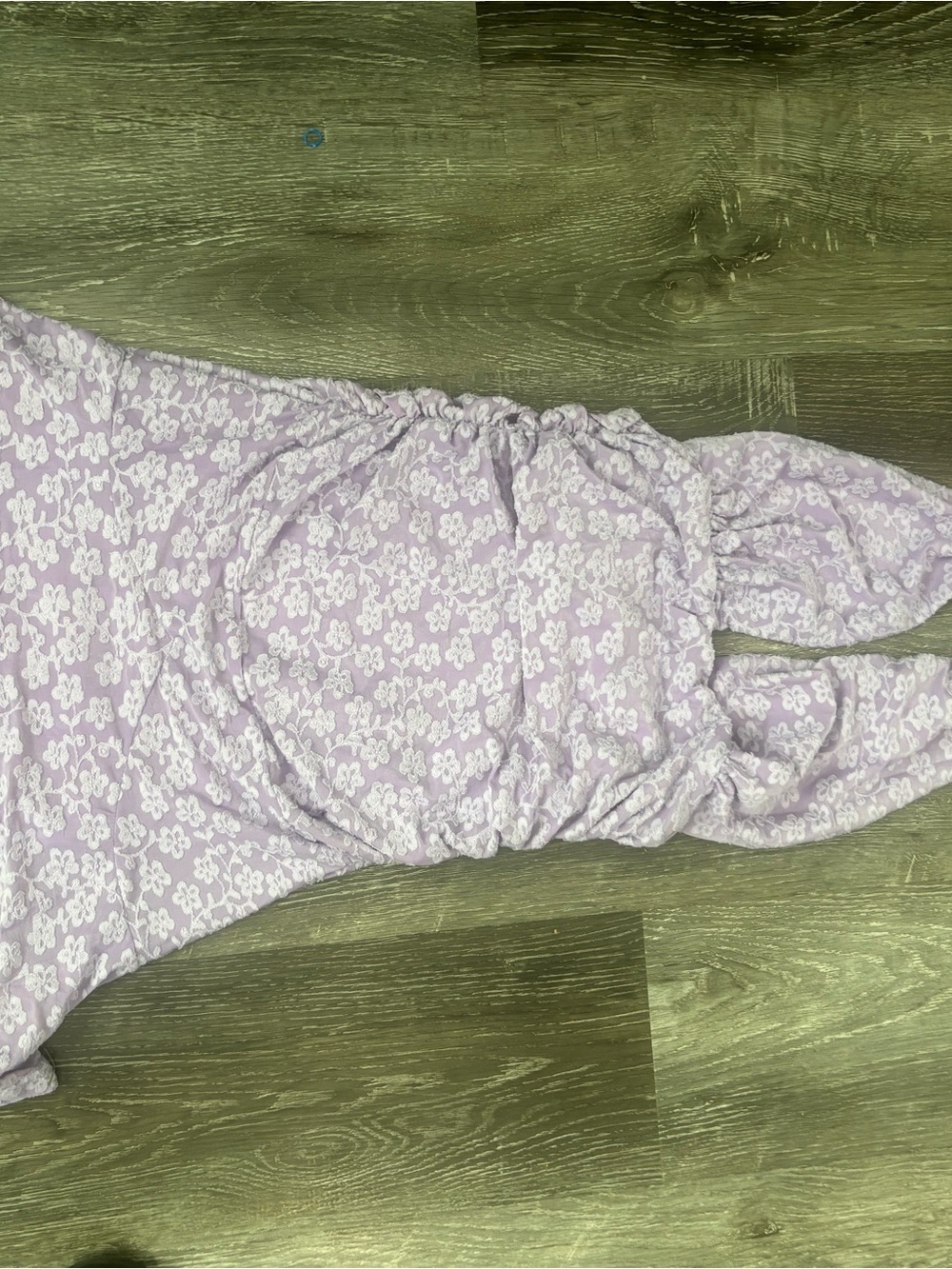 Catalina Lavender Floral Dress with Adjustable Straps